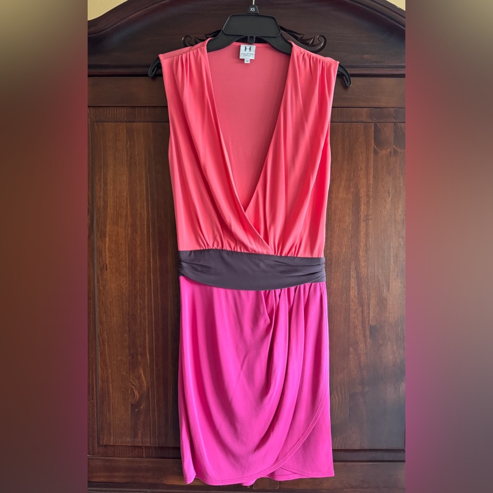 Halston Heritage Colorblock Dress